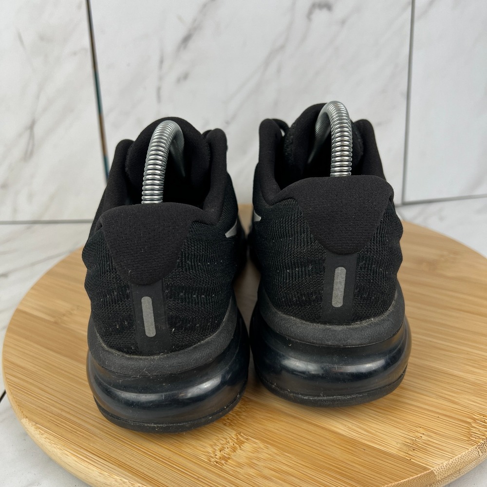 Nike Air Max 2017 Womens Size 8 Triple Black Running Gym Shoes 849560-001 - Picture 2 of 12